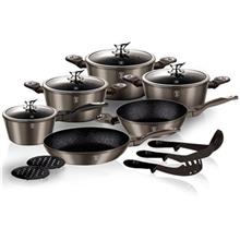 سرویس پخت و پز 15 پارچه برلینگر هاوس مدل BH-12 Berlinger Haus BH-12 Cookware Set 15 Pieces